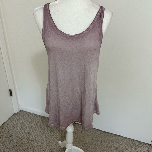 Mono B open back overlay flowy muscle tank - Picture 2 of 8